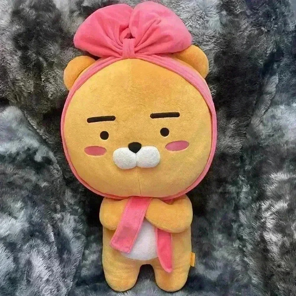 Kakaofriends Soft Plush 24" Ryan with Bow 2017 Special Edition - Picture 9 of 16